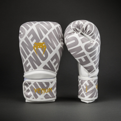 Boxerské rukavice Venum Contender 1.5 XT 3D - White/ Gold (Velikost 8oz)