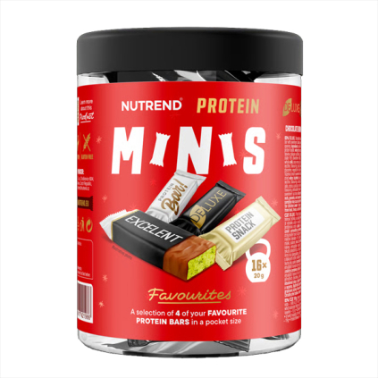Nutrend Protein Minis - 16x 20 g (Varianta Protein Minis  16x 20 g - mix příchutí)