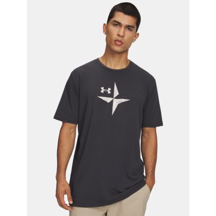 Pánské tričko Under Armour UA EXPLOR Graphic SS - šedé