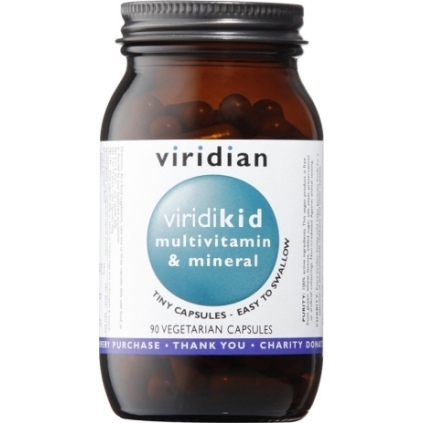 VIRIDIAN nutrition Viridikid Multivitamin 90 kapslí