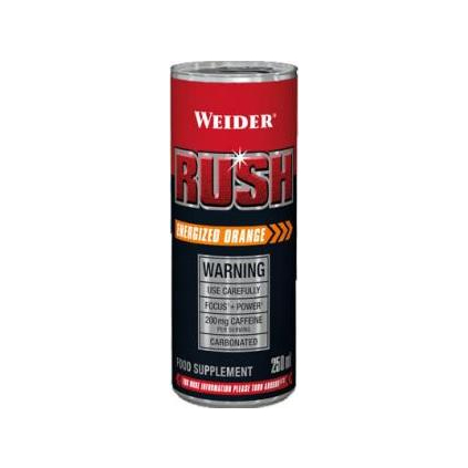 Weider Rush RTD 250ml (Varianta Rush RTD 250ml - pomeranč)