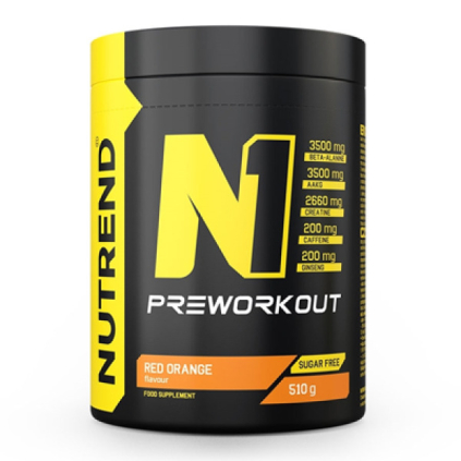 Nutrend N1 PRE-Workout 510g (Varianta N1 PRE-Workout 510g - černý rybíz)