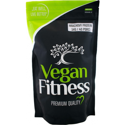 Vegan Fitness 100% Hrachový Protein 1kg