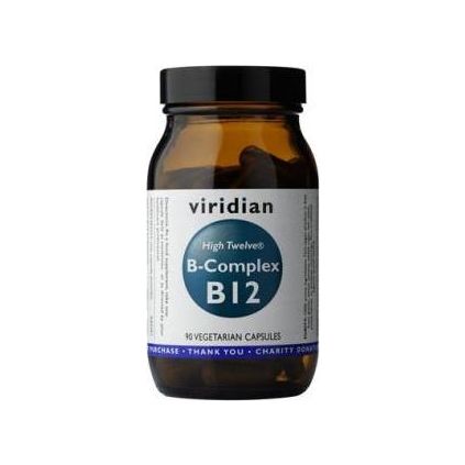 VIRIDIAN nutrition B-Complex B12 High Twelwe® 90 kapsúl