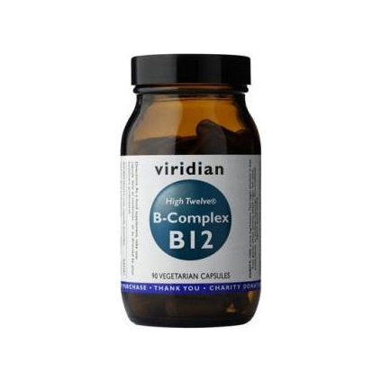 VIRIDIAN nutrition B-Complex B12 High Twelwe® 90kapslí