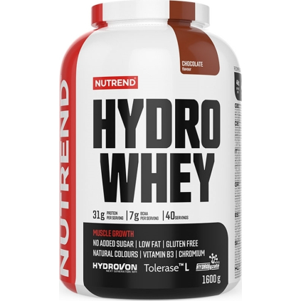 Nutrend Hydro Whey 1600 g (Varianta Hydro Whey 1600g - čokoláda)