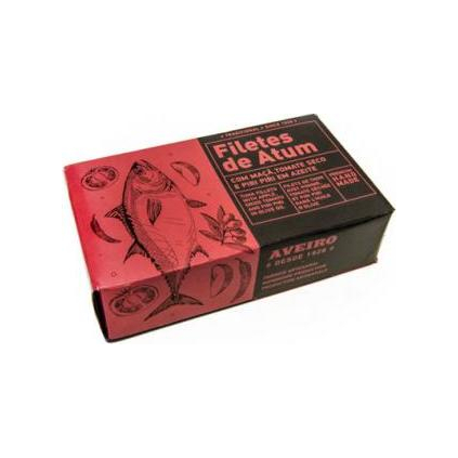 Aveiro Tuňákové filety v olivovém oleji 120g - s jablky, sušeným rajčetem a piri piri papričkou