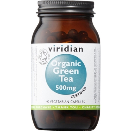 VIRIDIAN nutrition Organic Green Tea 90 kapslí