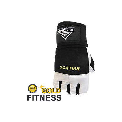 Polednik Fitness rukavice Bulldog s omotávkou (Varianta Rukavice Bulldog s omotávkou - velikost "S")