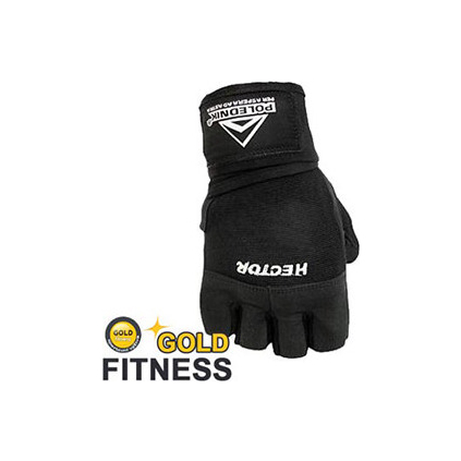 Polednik Fitness rukavice Hector s omotávkou (Varianta Rukavice Hector s omotávkou - S)