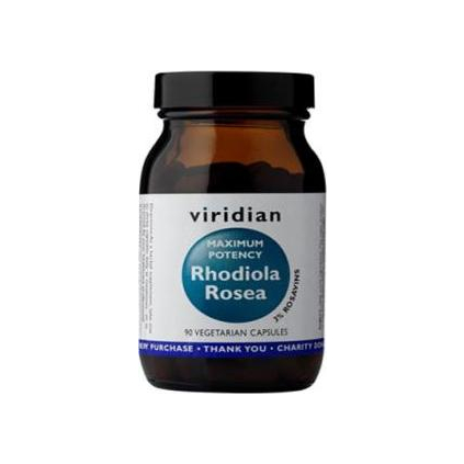 VIRIDIAN nutrition Rhodiola Rosea Maximum potency 90 kapslí