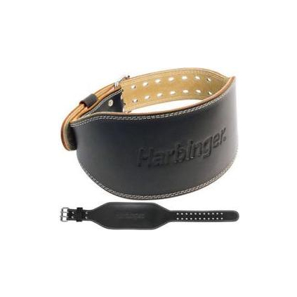 Harbinger Fitness opasek kožený Harbinger 285 - tmavý (Varianta Fitness opasek kožený tmavý Harbinger 285 - velikost S)