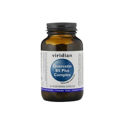 VIRIDIAN nutrition Quercetin B5 Plus Complex 60 kapslí