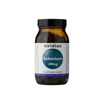 VIRIDIAN nutrition Selenium 200 µg 90 kapsúl