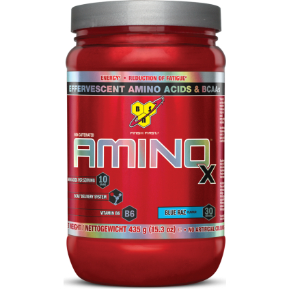 BSN nutrition Amino-X 435g (Varianta Balení: 435g, Příchuť: modrá malina)