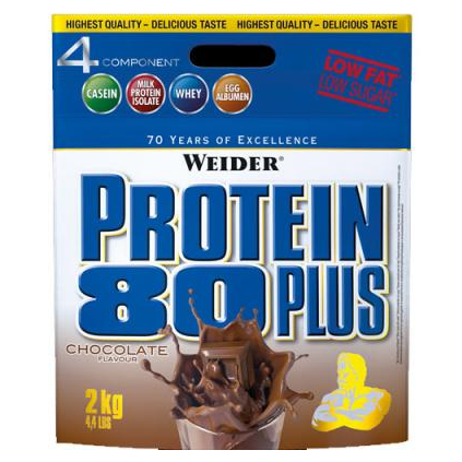 Weider Protein 80 Plus 2kg (Varianta Protein 80 Plus 2kg - lesní směs)