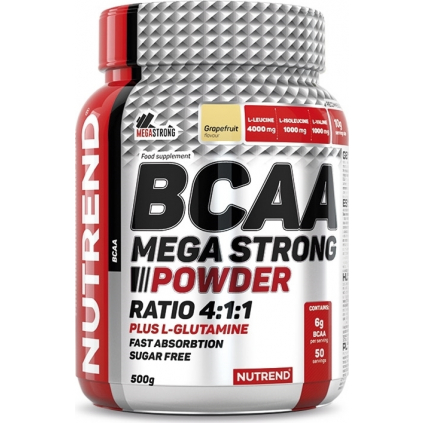 Nutrend BCAA 2:1:1 Powder  400 g (Varianta BCAA Mega Strong Powder - 500g - pomeranč (X))