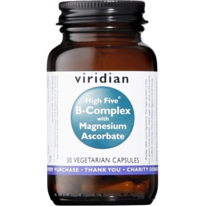 VIRIDIAN nutrition High Five B5 B Complex + Magnesium Ascorbate 90 kapsúl