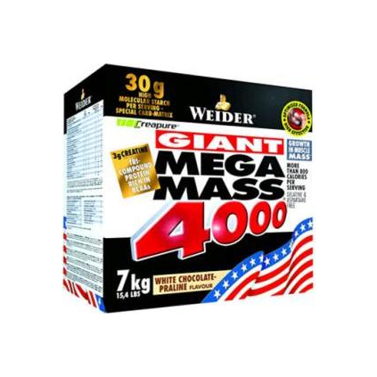 Weider Giant Mega Mass 4000 7 kg (Varianta Balení: 7 kg, Příchuť: čokoláda)
