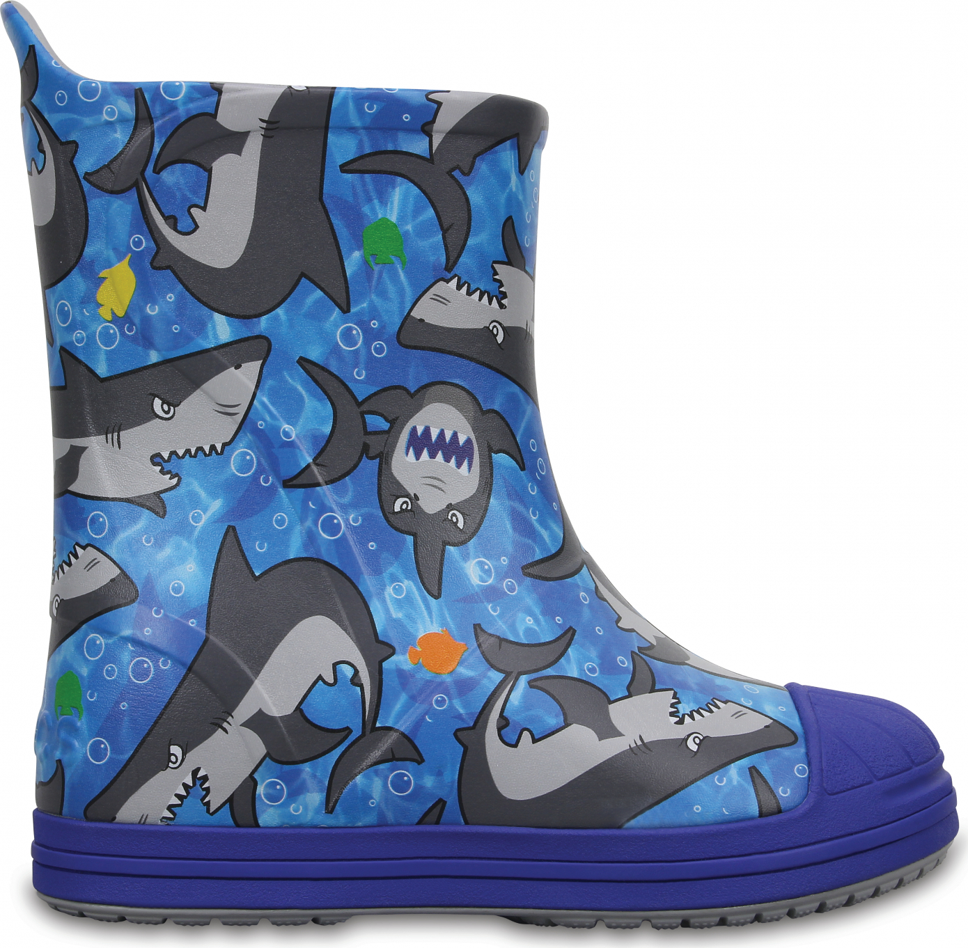 Crocs Bump It Graphic Boot - Cerulean Blue/Multi Velikost: EU 24-25 (C8)