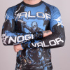 rashguard valor assassin artwork blue f5