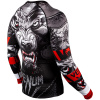 rashguard venum werewolf ls black grey fightexpert f4