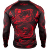 rashguard venum dragons flight black red f4