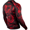 rashguard venum dragons flight black red f3