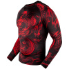rashguard venum dragons flight black red f2