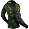 rashguard venum long greenviper black green f3