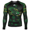 rashguard venum long greenviper black green f1