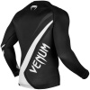 rashguard venum long sleeve contender4 black white f4