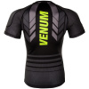 rashguard ss venum technical 2.0 black white f4
