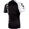 rashguard ss venum logos black white f4