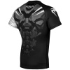 rashguard venum short sleeves nogi black white f4