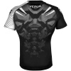 rashguard venum short sleeves nogi black white f3