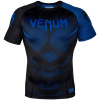 rashguard venum short sleeves nogi black blue f1