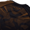 rashguard venum short sleeves nogi black brown f6