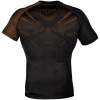 rashguard venum short sleeves nogi black brown f3