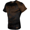 rashguard venum short sleeves nogi black brown f2