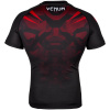 rashguard venum short sleeves nogi black red f4