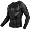 rashguard venum long sleeves technical black f2