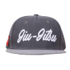 snapback ksiltovka tatami jiu jitsu grey f1