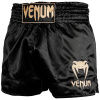 shorts venum muay thai classic black gold f1