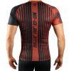 Rashguard Ground Game BJJ IBJJF HNĚDÝ - krátký rukáv