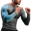 hayabusa fusion rashguard grey aqua f3