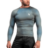 hayabusa fusion rashguard grey aqua f1