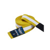 Dětský BJJ pásek Ground Game ŽLUTO-BÍLÝ (Velikost K1 - 200cm)