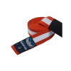 Dětský BJJ pásek Ground Game ORANŽOVO-BÍLÝ (Velikost K1 - 200cm)