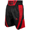 venum 03452 100 boxing short elite black red boxerske sortky f1